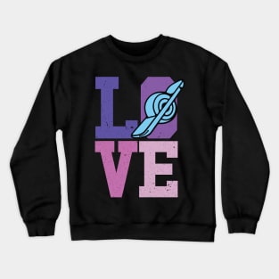 onewheel love vintage design - Onewheel style Crewneck Sweatshirt